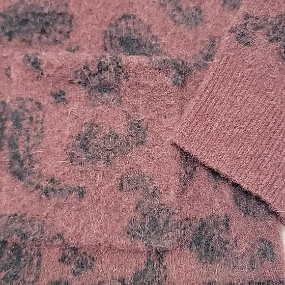 ALLSAINTS MENS BANCAT PAISLEY ALPACA WOOL CARDIGAN - Picture 11 of 16